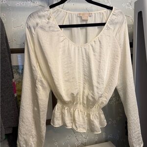 Vintage Michael Kors Cream Blouse
